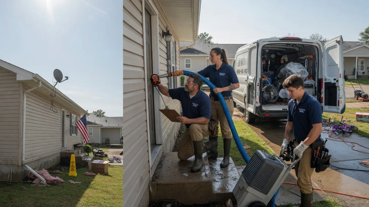 Ceiling Water Damage Restoration in Amity, MO near me